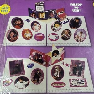 MEMORIES FOREVER 12"x12" POP-UP GENERAL FAMILY SCRAPBOOKING KIT MAKES 2 POP-UPS